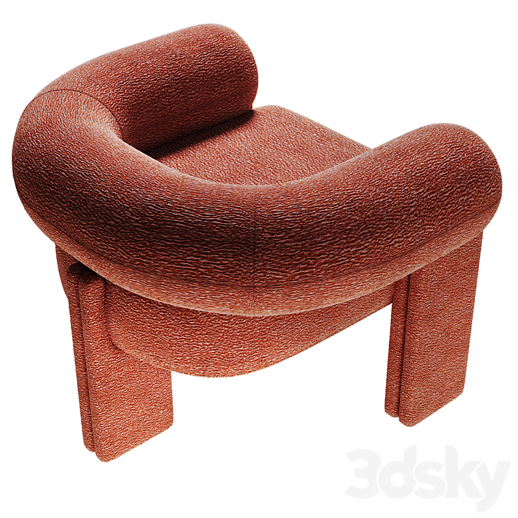 Sevigne Armchair X Metaphores 3DS Max - thumbnail 2