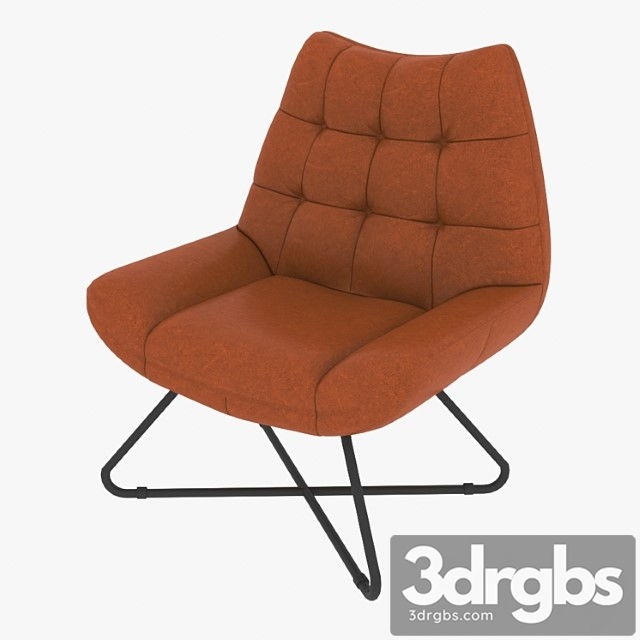 Seymour leather chair 3dsmax Download - thumbnail 1