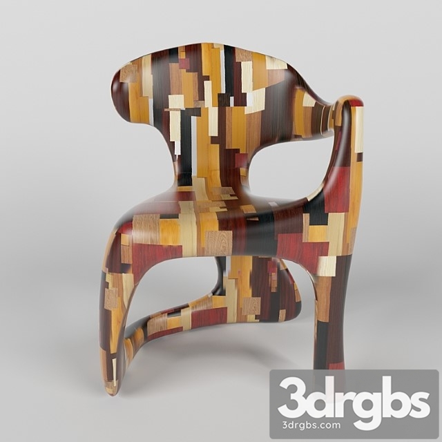 Shapito Armchair 3dsmax Download - thumbnail 1