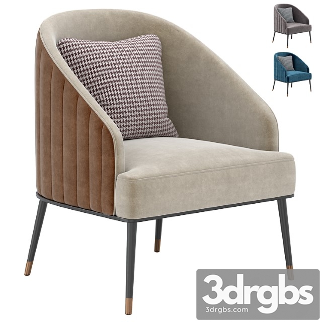 Shelbi 1 Armchair 3dsmax Download - thumbnail 1