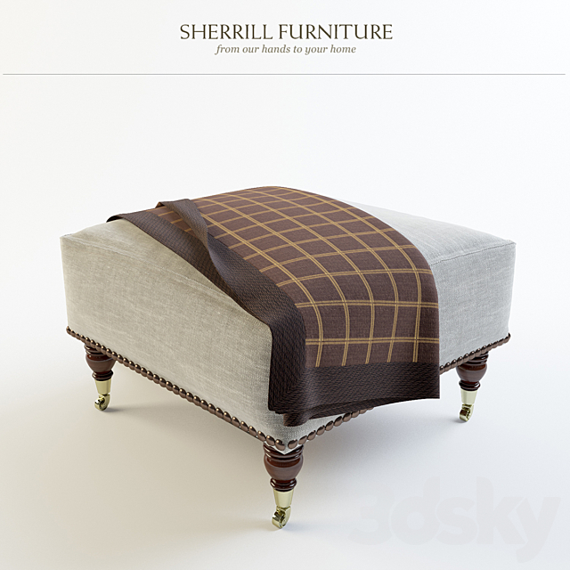 Sherrill Furniture_Lounge Chair_3307 3DSMax File - thumbnail 3