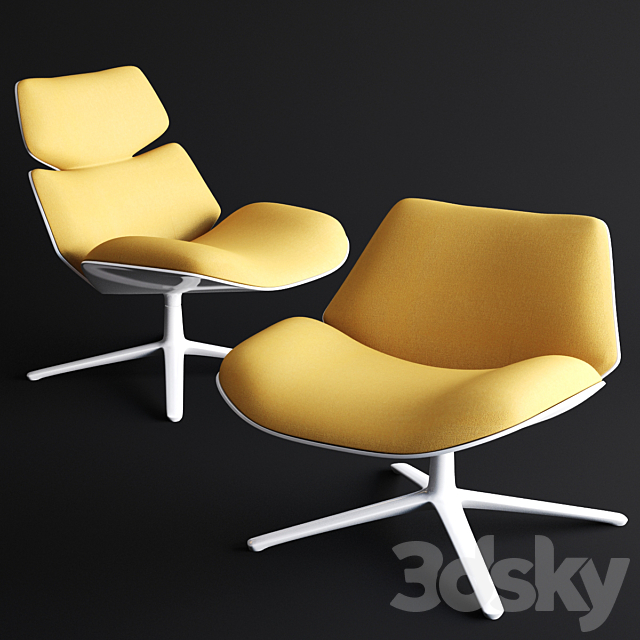 Shrimp Lounge Chair 3DSMax File - thumbnail 1