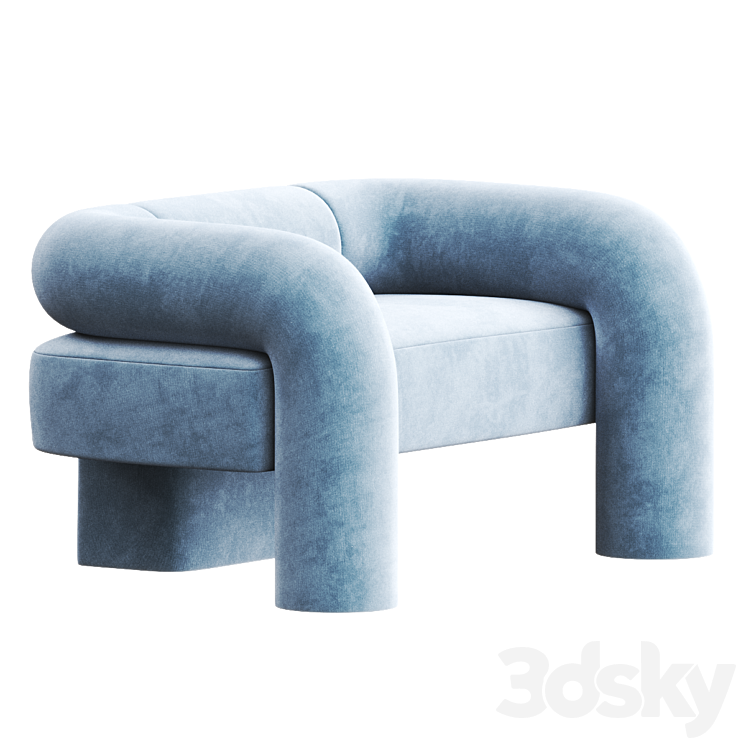 Sight Unseen Ian Felton Armchair 3DS Max Model - thumbnail 2