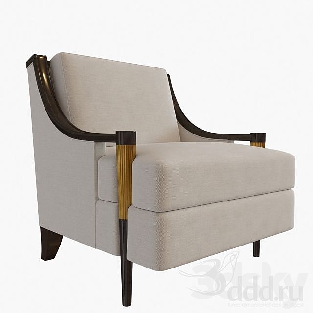 SIGNATURE LOUNGE CHAIR 3ds Max - thumbnail 1