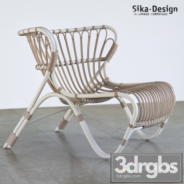 Sika Design Fox Armchair 3dsmax Download - thumbnail 1