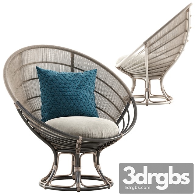 Sika Design Luna Chair 3dsmax Download - thumbnail 1