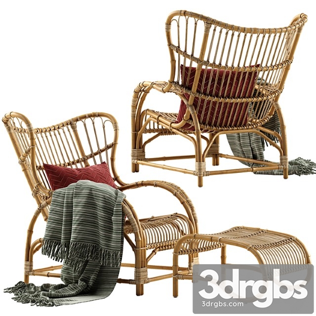 Sika design teddy lounge chair 3dsmax Download - thumbnail 1