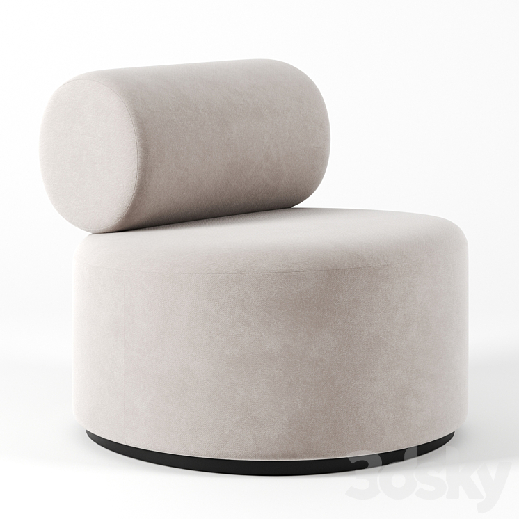 Sinclair Lounge Chair by Fest 3DS Max - thumbnail 1