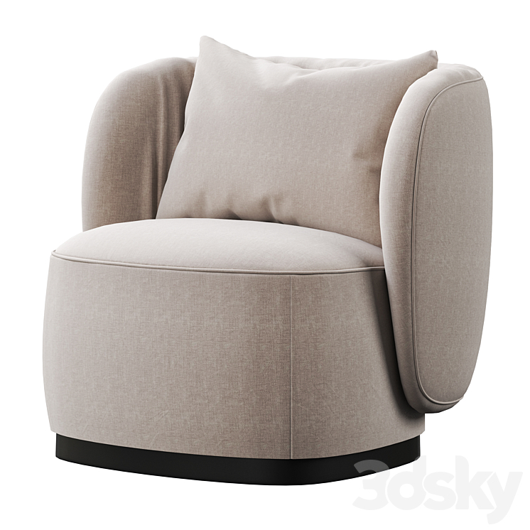 SIPARIO ARMCHAIR 3DS Max - thumbnail 1