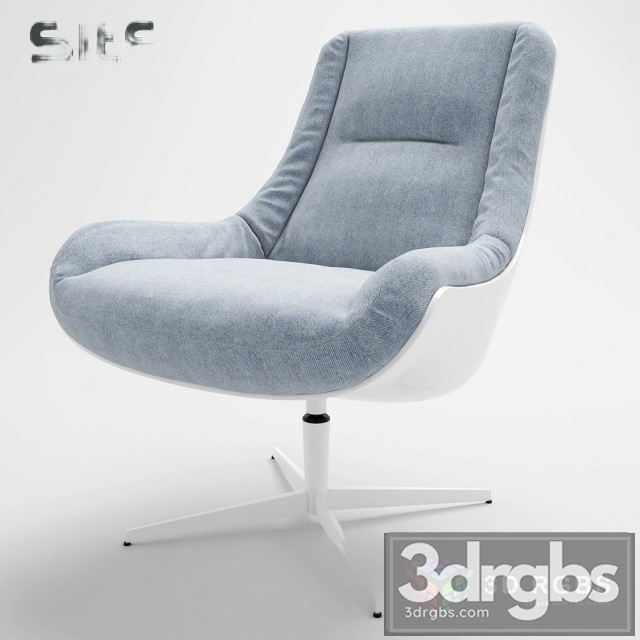 Sits Lovebird Armchair 3dsmax Download - thumbnail 1