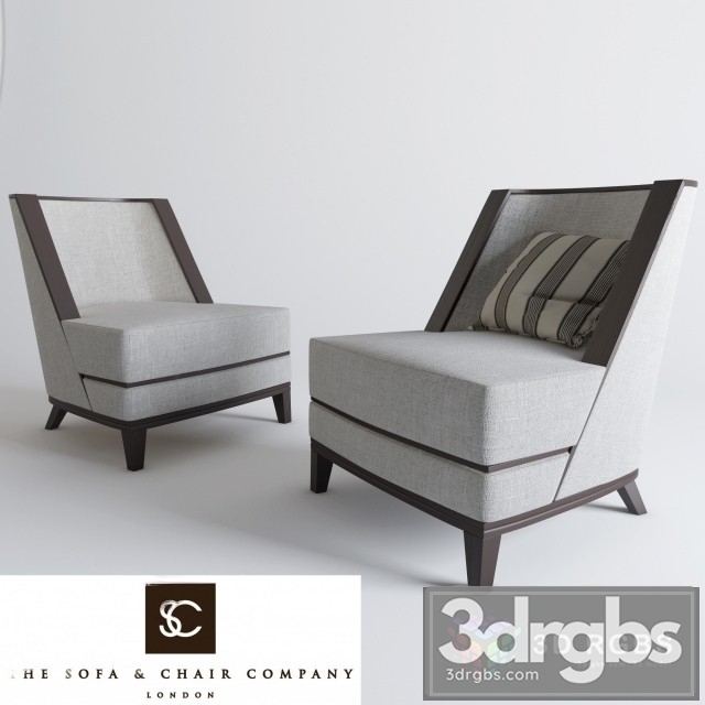 Sloane Occasional Armchair 3dsmax Download - thumbnail 1