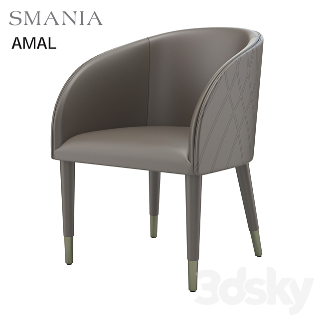 Smania Amal chair 3DSMax File - thumbnail 1