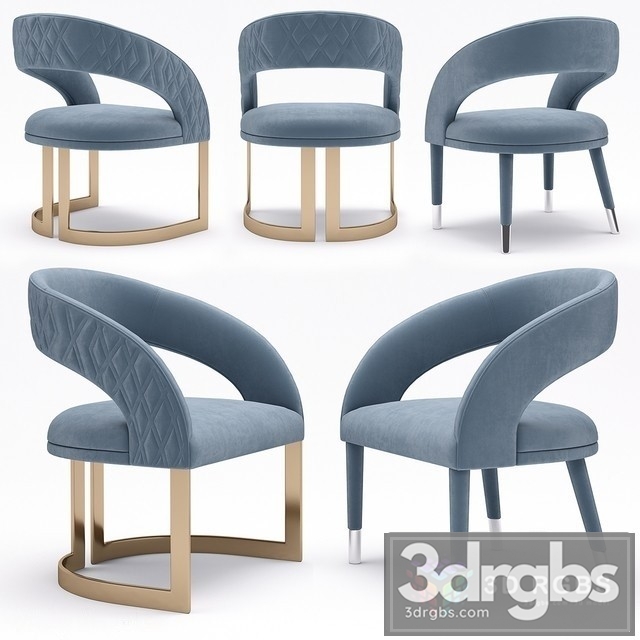 Smania Gatsby Armchair 3dsmax Download - thumbnail 1