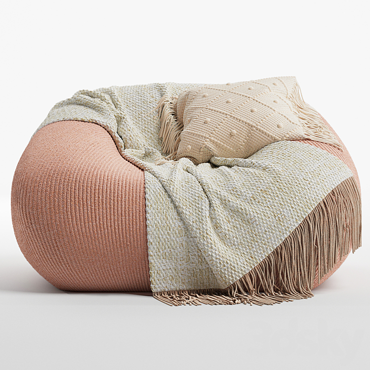 Smile Armchair Paola Lenti 3DS Max - thumbnail 2