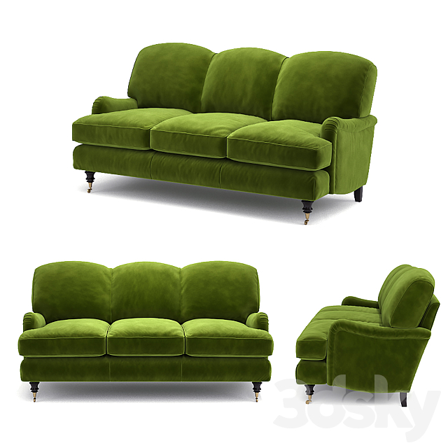 Sofa and armchair Lady May 3DSMax File - thumbnail 2