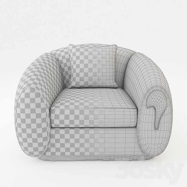 Soleil armchair by boca do lobo 3DSMax File - thumbnail 3