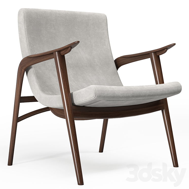 Sollos Armchair 150 Lounge by Jader Almeida 3DS Max - thumbnail 1