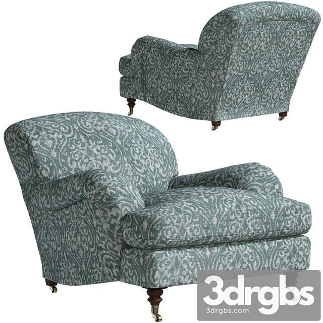 Somerville armchair 3dsmax Download - thumbnail 1