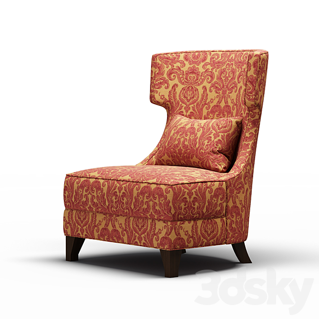 Sorbonne Chair by Jacques Garcia 3DSMax File - thumbnail 2