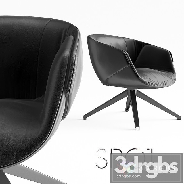 SP01 Anita Armchair 3dsmax Download - thumbnail 1