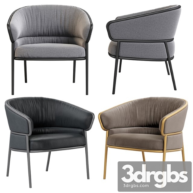 SP01 Shu Ying Armchair 3dsmax Download - thumbnail 1