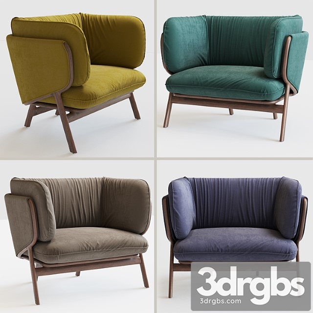 Stanley armchair 102s 3dsmax Download - thumbnail 1