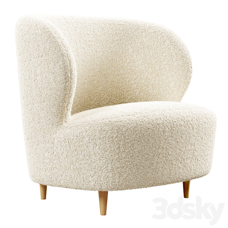 Stay Lounge Chair 3DS Max Model - thumbnail 3