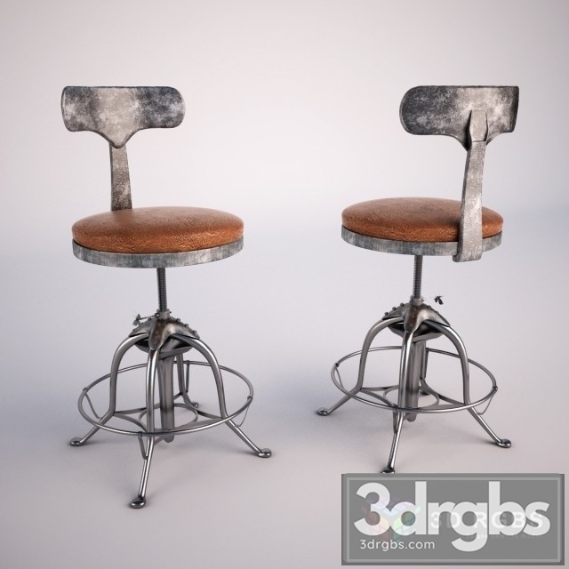 Steampunk Louge Chair 3dsmax Download - thumbnail 1