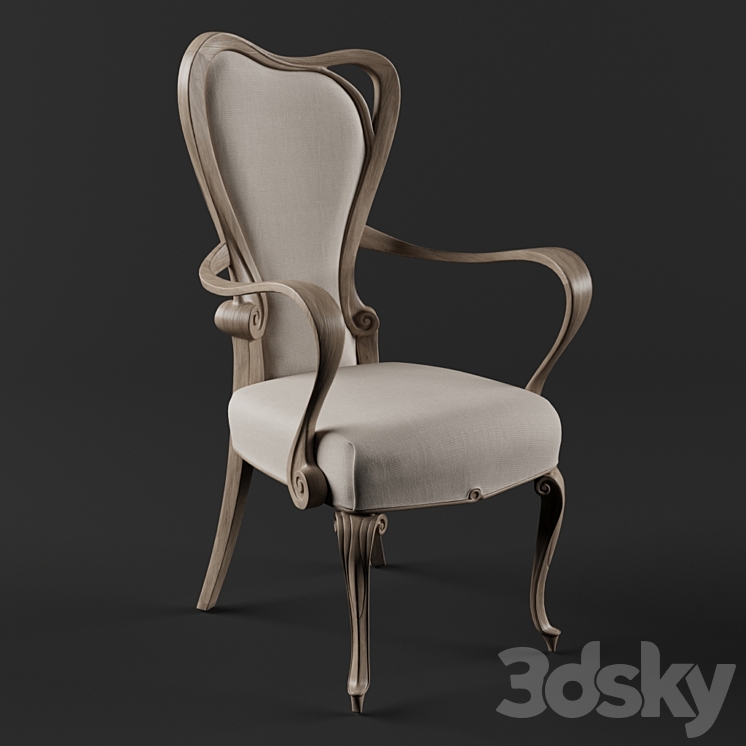 Stella Del Mobile CO145 Armchair 3DS Max - thumbnail 1