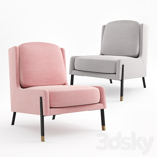 Stellar Works – Blink Sofa One Seater 3DSMax File - thumbnail 1