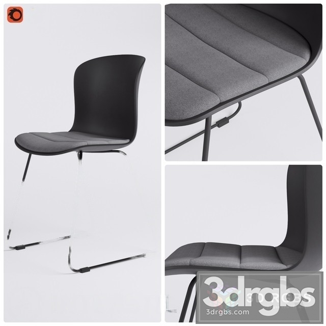 Story Dinning Chair Black 3dsmax Download - thumbnail 1