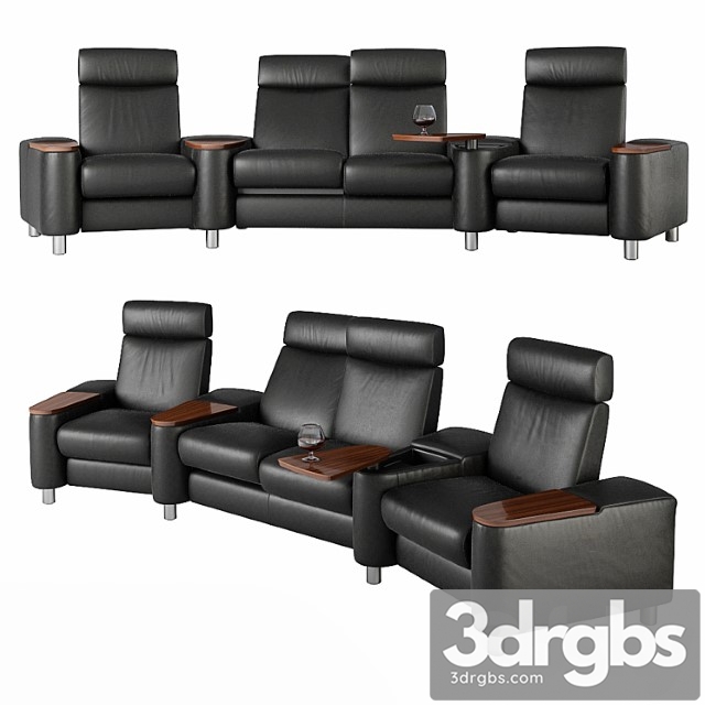 Stressless arion high back home cinema 3dsmax Download - thumbnail 1