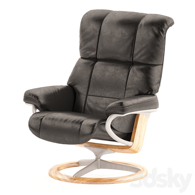 Stressless Mayfair Recliner 3DS Max - thumbnail 2