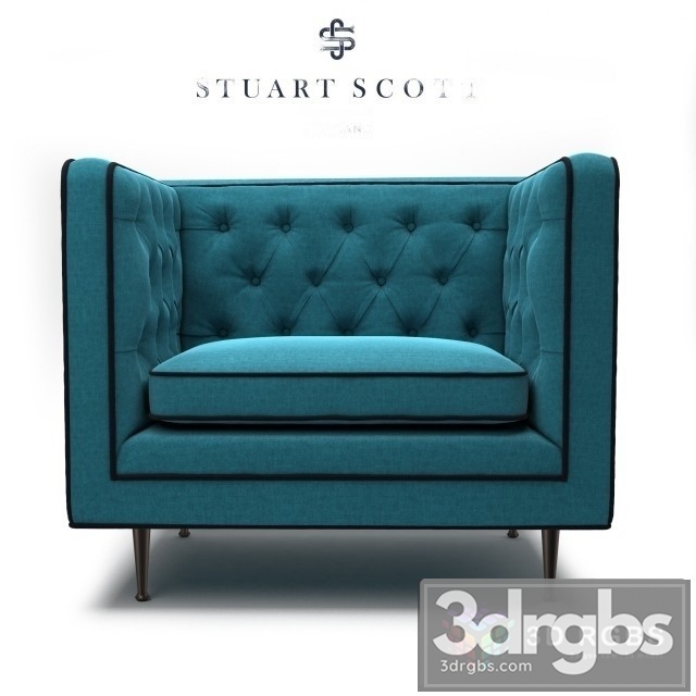 Stuart Scott Tux Lux Armchair 3dsmax Download - thumbnail 1