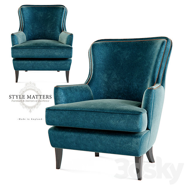 Style Matters – FH 106 Armchair 3DSMax File - thumbnail 1