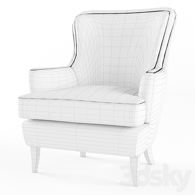 Style Matters – FH 106 Armchair 3DSMax File - thumbnail 3