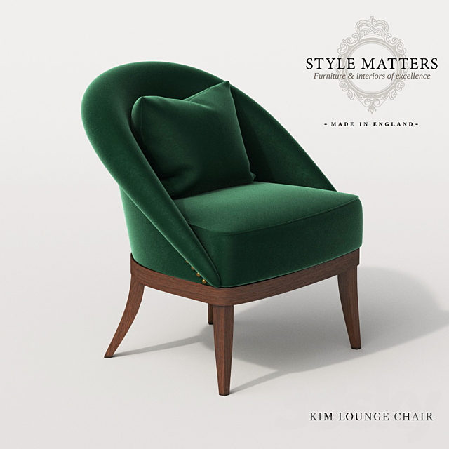 Stylematters Kim Lounge Chair 3ds Max - thumbnail 1