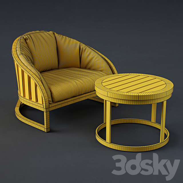 Summit Furniture Set 3DSMax File - thumbnail 3