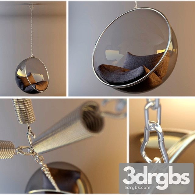 Suspended ball chair 3dsmax Download - thumbnail 1