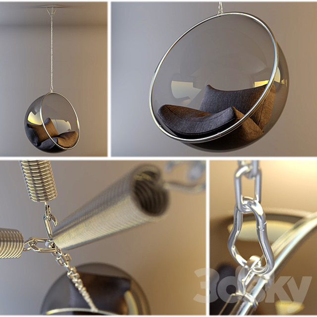 Suspended Ball Chair 3DSMax File - thumbnail 1