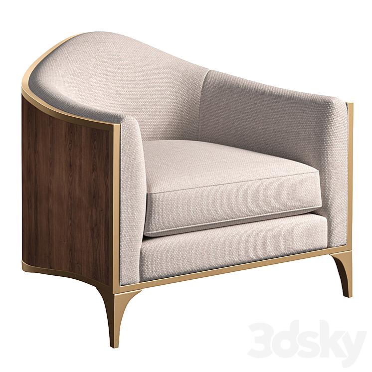 Svelte Chair 3DS Max Model - thumbnail 1