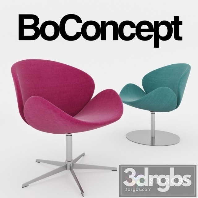 Swan Chair BoConcept 3dsmax Download - thumbnail 1