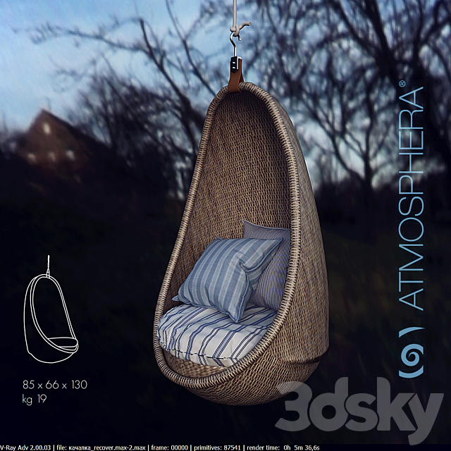 Swing atmosphera 3DS Max Model - thumbnail 2