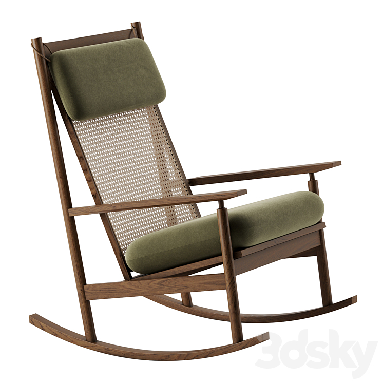 Swing rocking chair by Warm Nordic 3DS Max Model - thumbnail 3