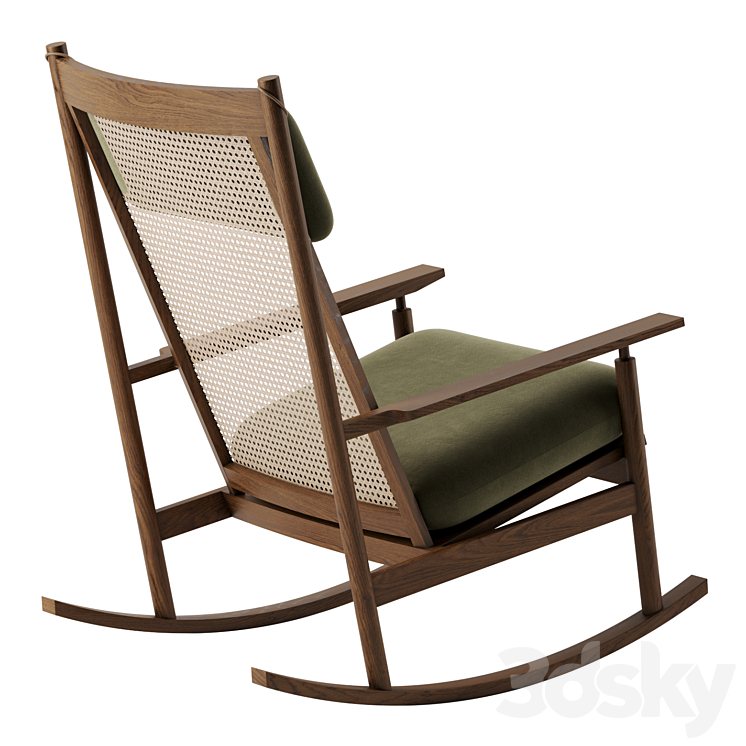 Swing rocking chair by Warm Nordic 3DS Max - thumbnail 2