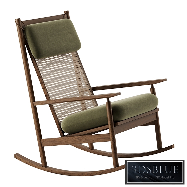 Swing rocking chair by Warm Nordic 3DS Max - thumbnail 3