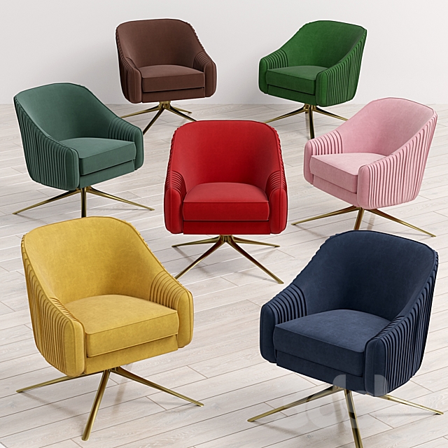 Swivel Chair 3DSMax File - thumbnail 2