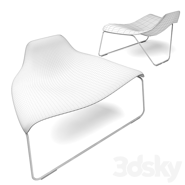 Tacchini Glide 3ds Max - thumbnail 3