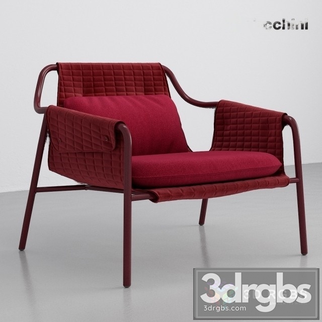 Tacchini Jacket Armchair 3dsmax Download - thumbnail 1