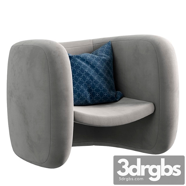 Tacchini Lagoa Armchair 2 3dsmax Download - thumbnail 1